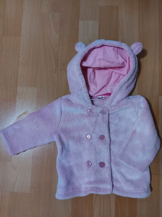 Bluza kurtka jesienna przejściowa 68cm dla dziewczynki stan idealny