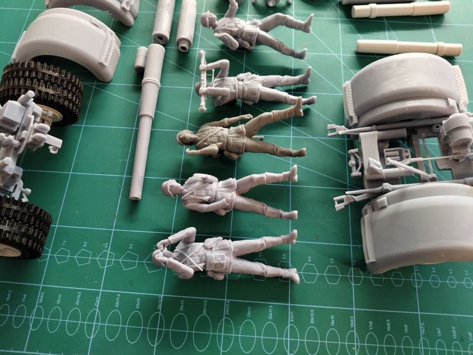 Model, armata p/lot. 8,8cm