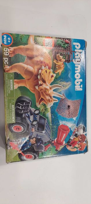 PLAYMOBIL Dinos: Carro com Triceratops 9434