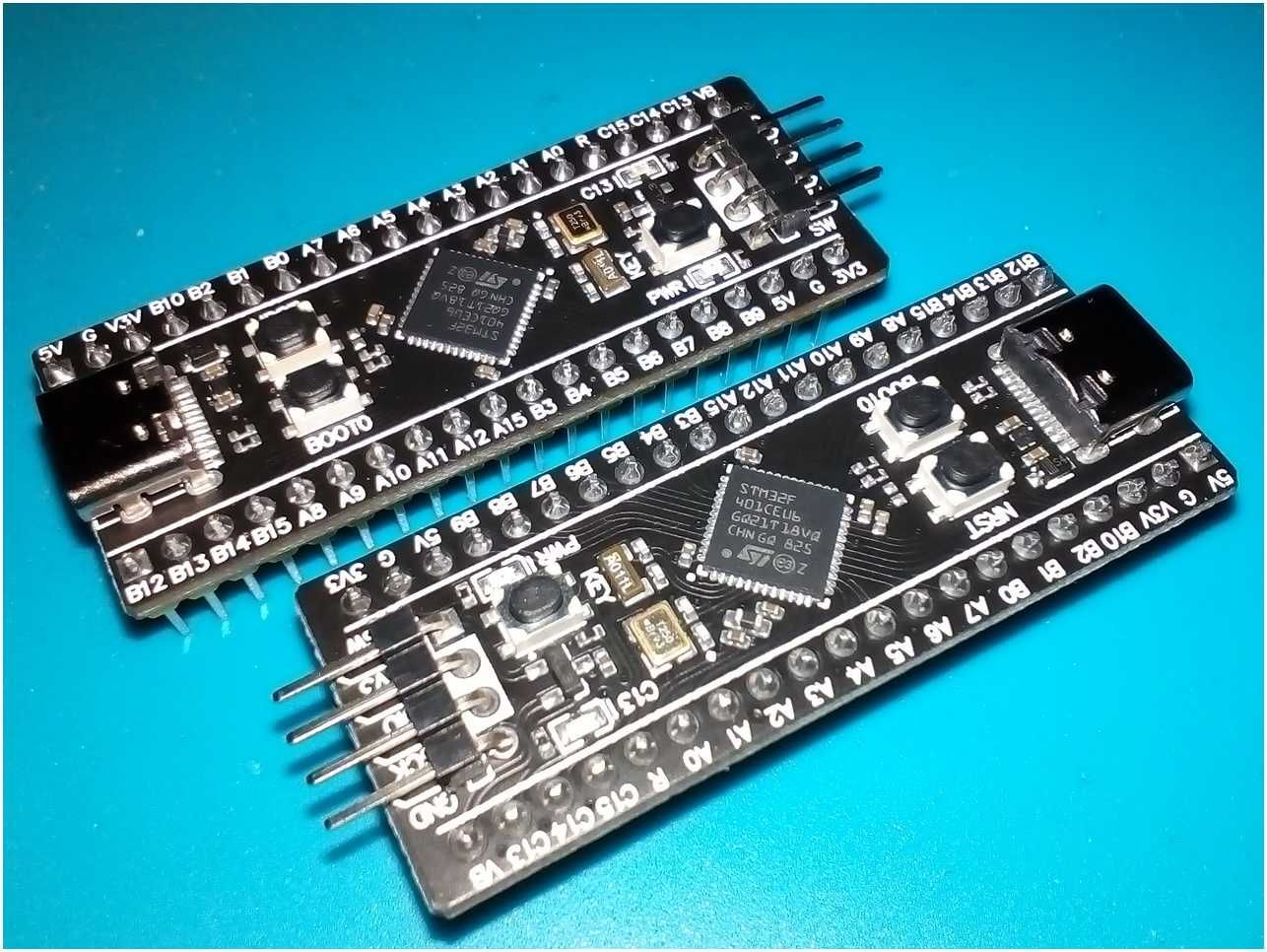 Плата STM32F411CEU6 Black Pill, максимальная конфигурация