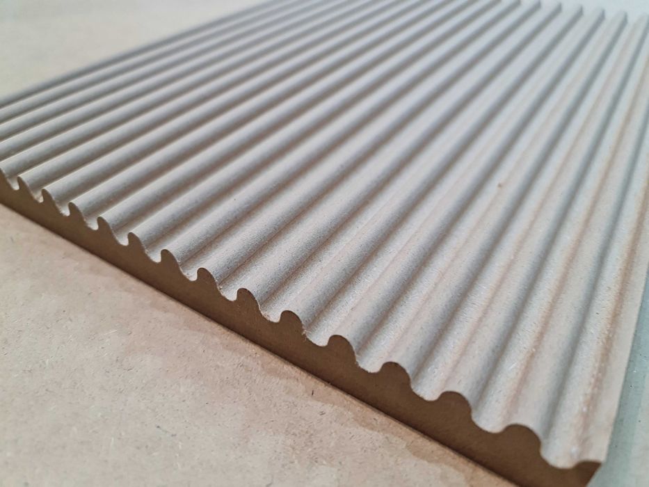 Fronty meblowe frezowane MDF - surowe