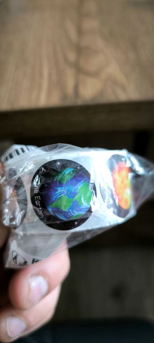 500 naklejek z planetami