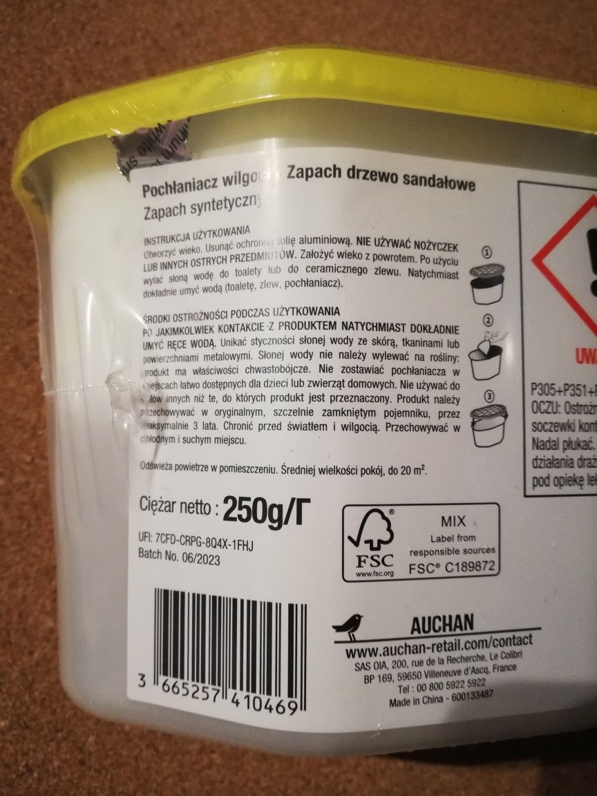 Pochłaniacz wilgoci nowy 250g