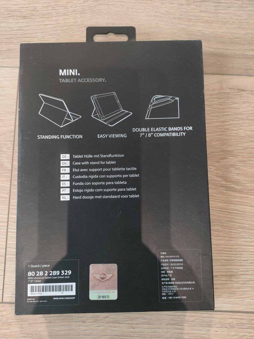 Etui na tablet MINI Union Jack 7”/8” – NOWE, oryginalne,licencjonowane