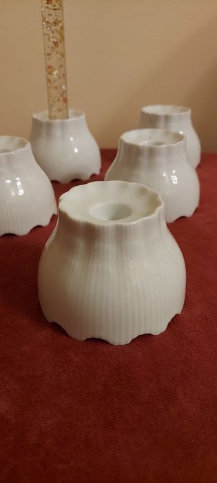 Świeczniki- Kaiser  - Porcelana  - 6 sztuk