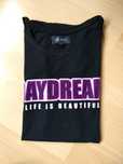 Czarny t-shirt z nadrukiem "Daydream life is beautiful"