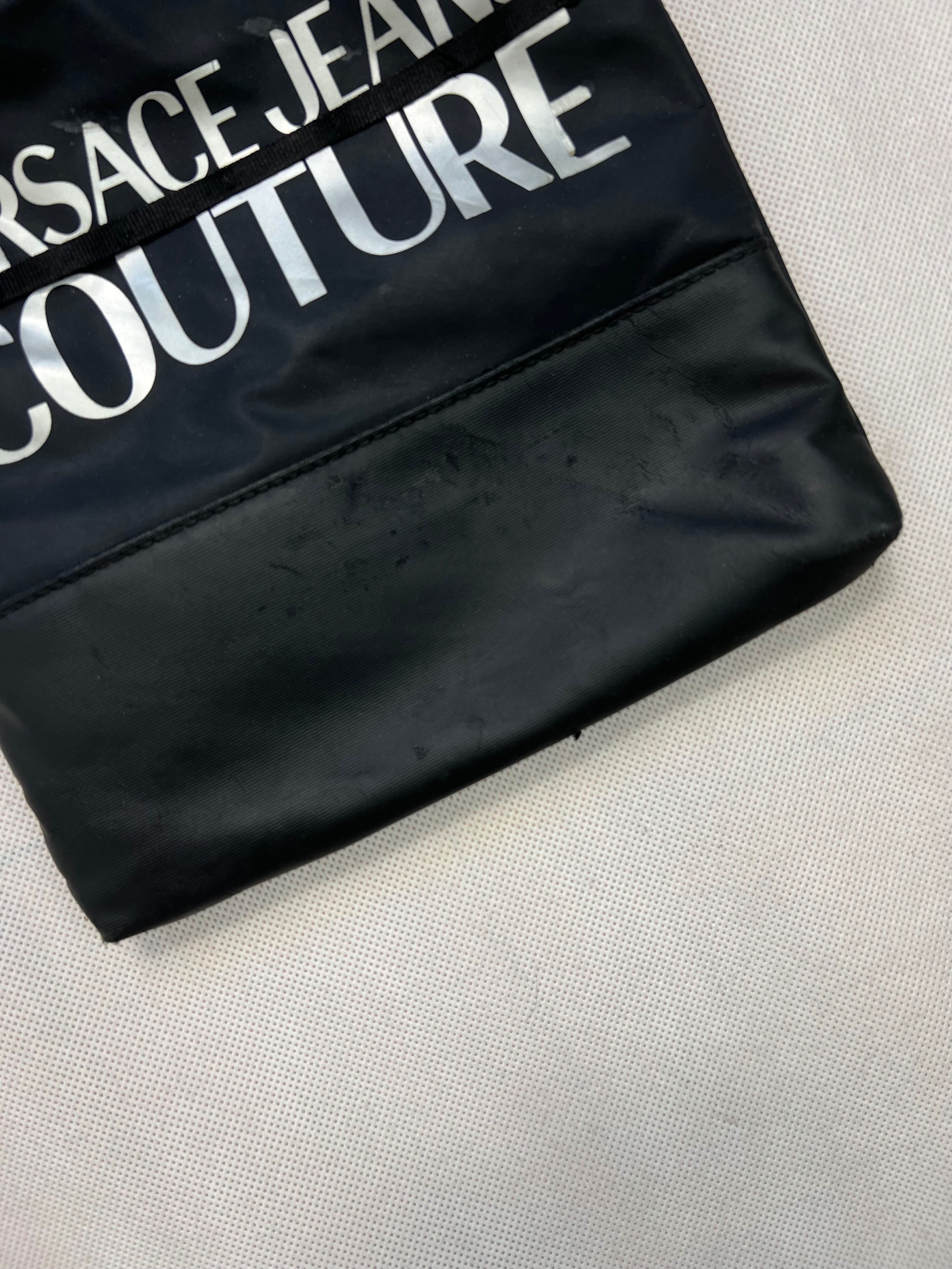 Bag Versace Jeans Couture big logo black Nerka torebka