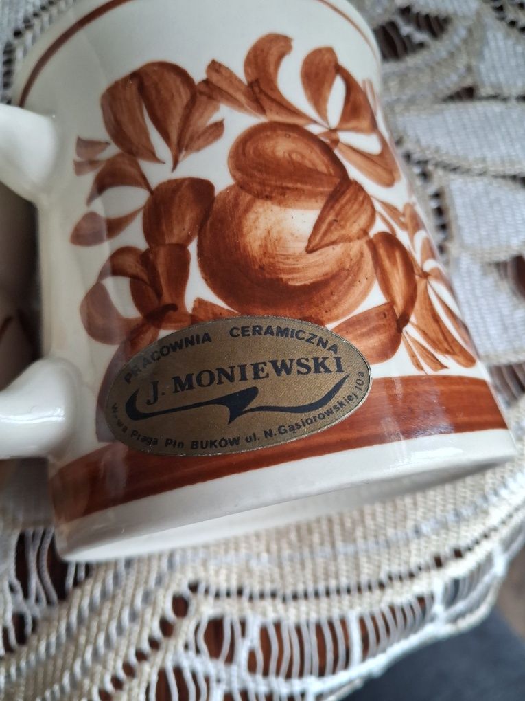 Czajniczek i kubek J.Moniewski