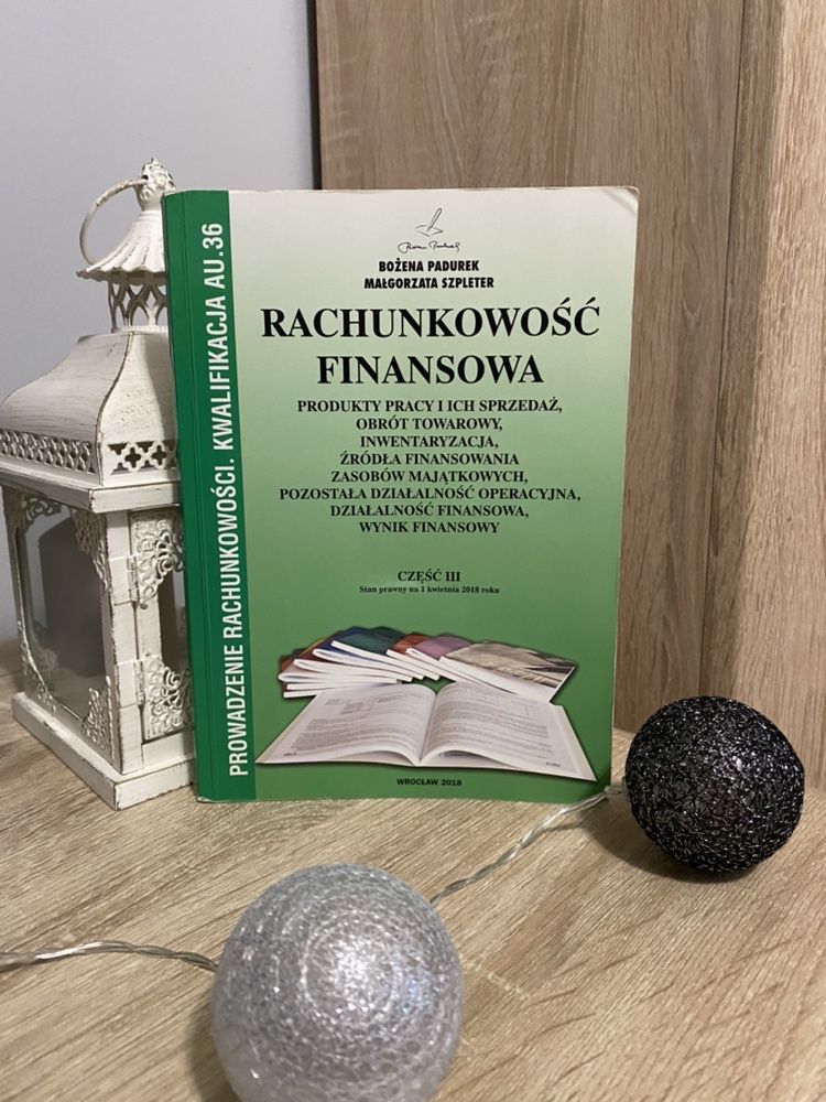 Rachunkowość Finansowa cz. III B. Padurek