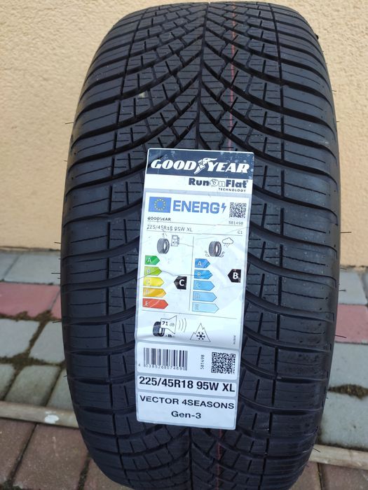 Sprzedam opony wielosezon 225/45/18  95W Vector 4Seasons