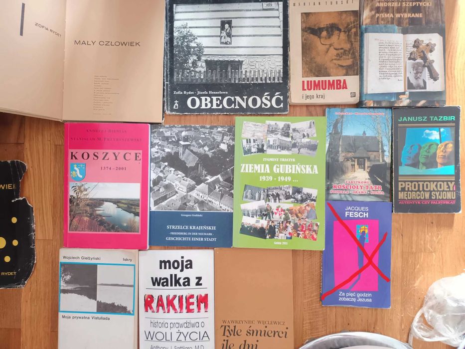 Mały człowiek 99zl, Lumumba i jego kraj 79zł, Tyle smierci ile dni 4zł