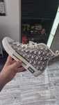 Dior B23 High Top Sneakers Grey White R41