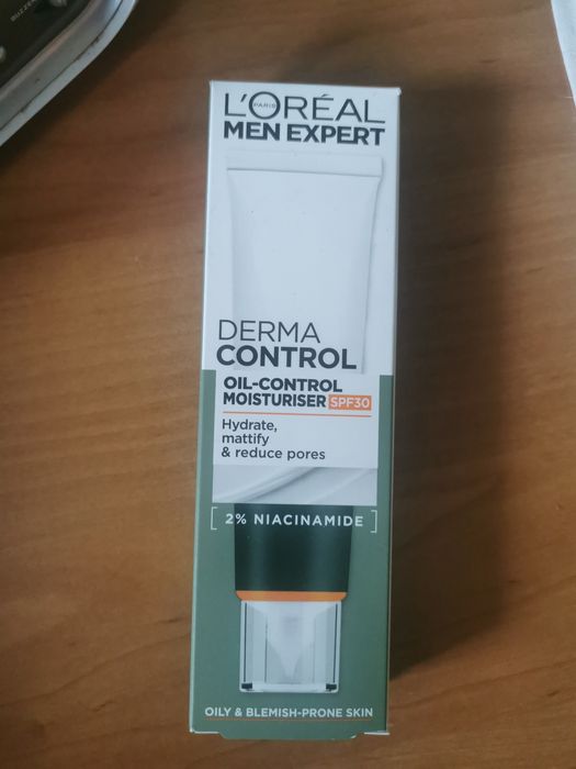 Loreal Men Expert Derma Control nawilżający krem matujący