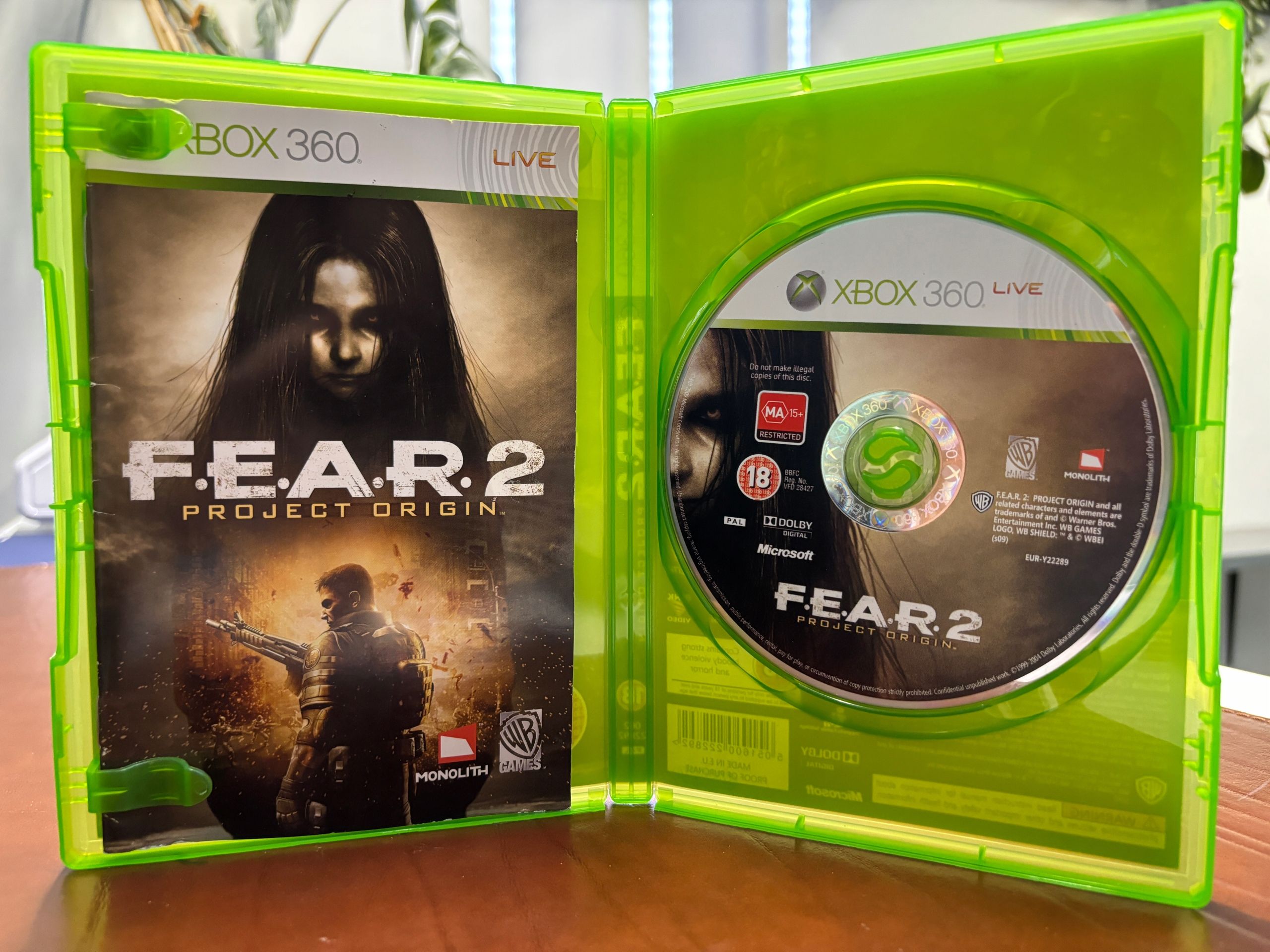 XBOX 360 FEAR F.E.A.R. 2 Project Origin