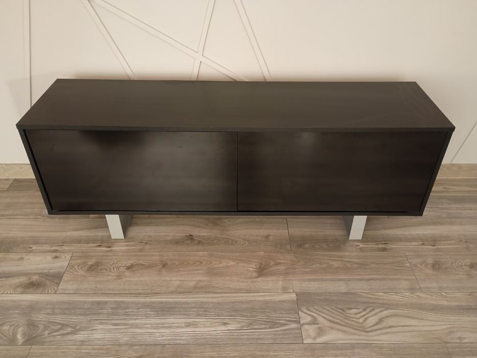 Szafka RTV czarna 140x53x36cm
