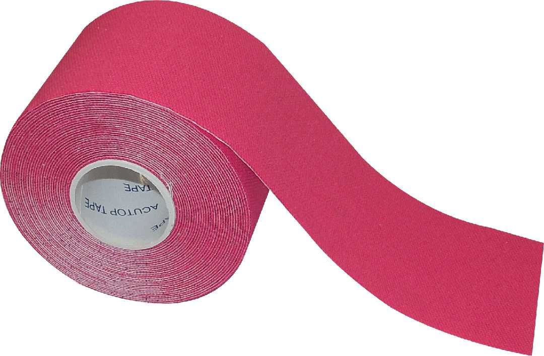 KINESIOLOGY TAPE ACUTOP 5cm plastry medyczne - Różowy- dł 5m - NOWA