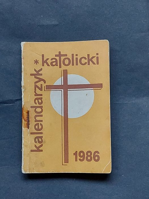 Stary kalędarz mały kieszonkowy 1986rok z czasów PRL
