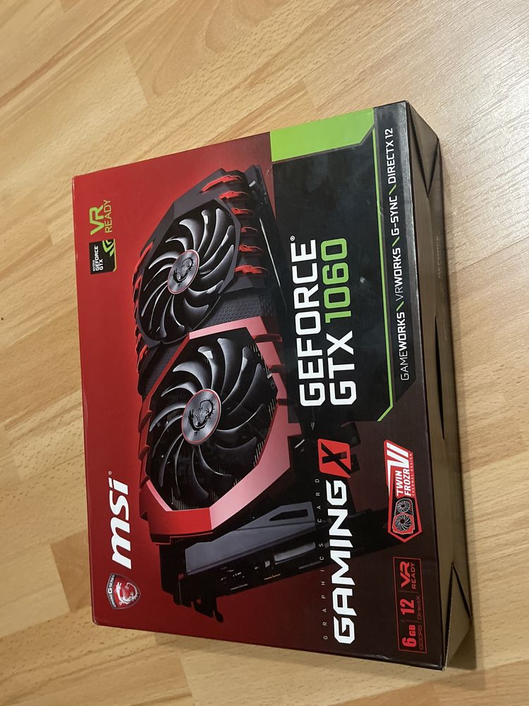 Nvidia Geforce GTX 1060 6 GB GAMING X msi