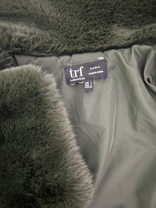 Продам шубку зеленого кольору