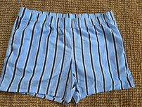 H&M spodenki szorty bokserki w paski prążki błękitne L XL