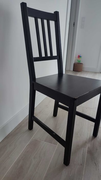 Mesa extensível Bjursta + cadeiras
