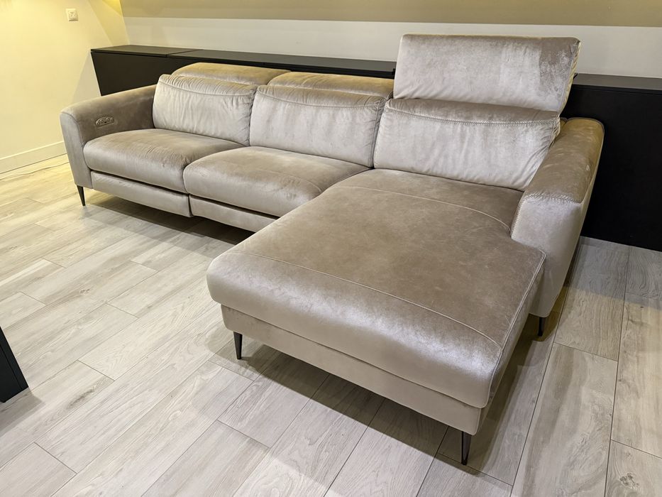 Kanapa Kler Capriccio , siedzisko, elektryczny wysuwany fotel! Idealna