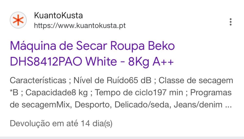 Maquina secar roupa como nova para desocupar