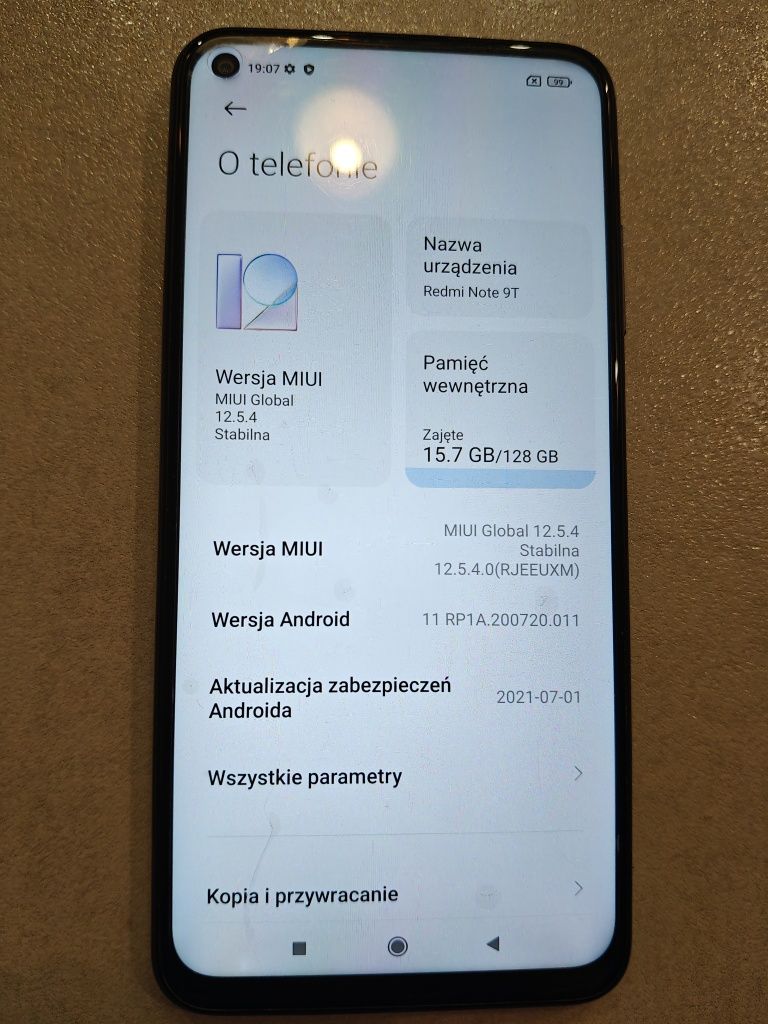 Redmi Note 9T 128g