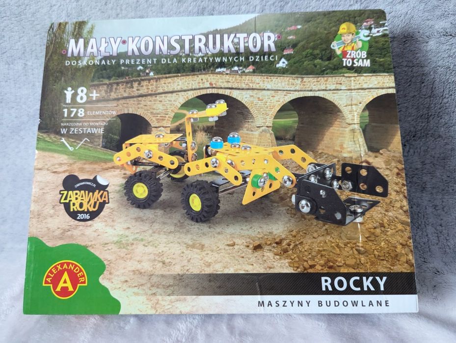 Mały konstruktor maszyna budowlana koparka 1630