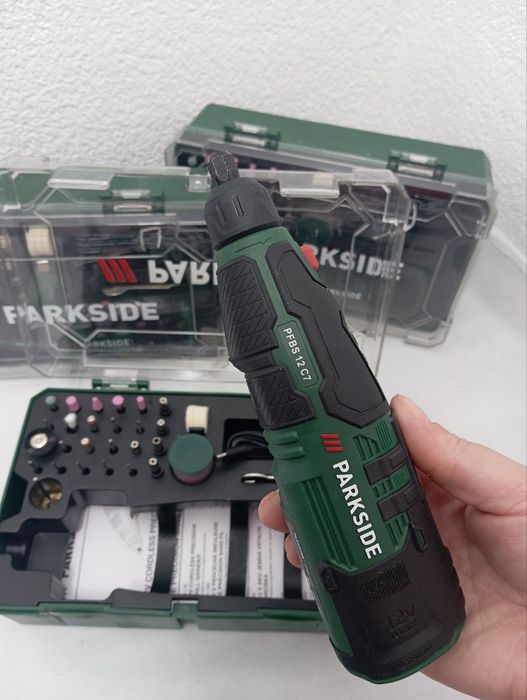 гравер PARKSIDE PFBS 12 C7, акумулятор гравер парксайд, набір гравер