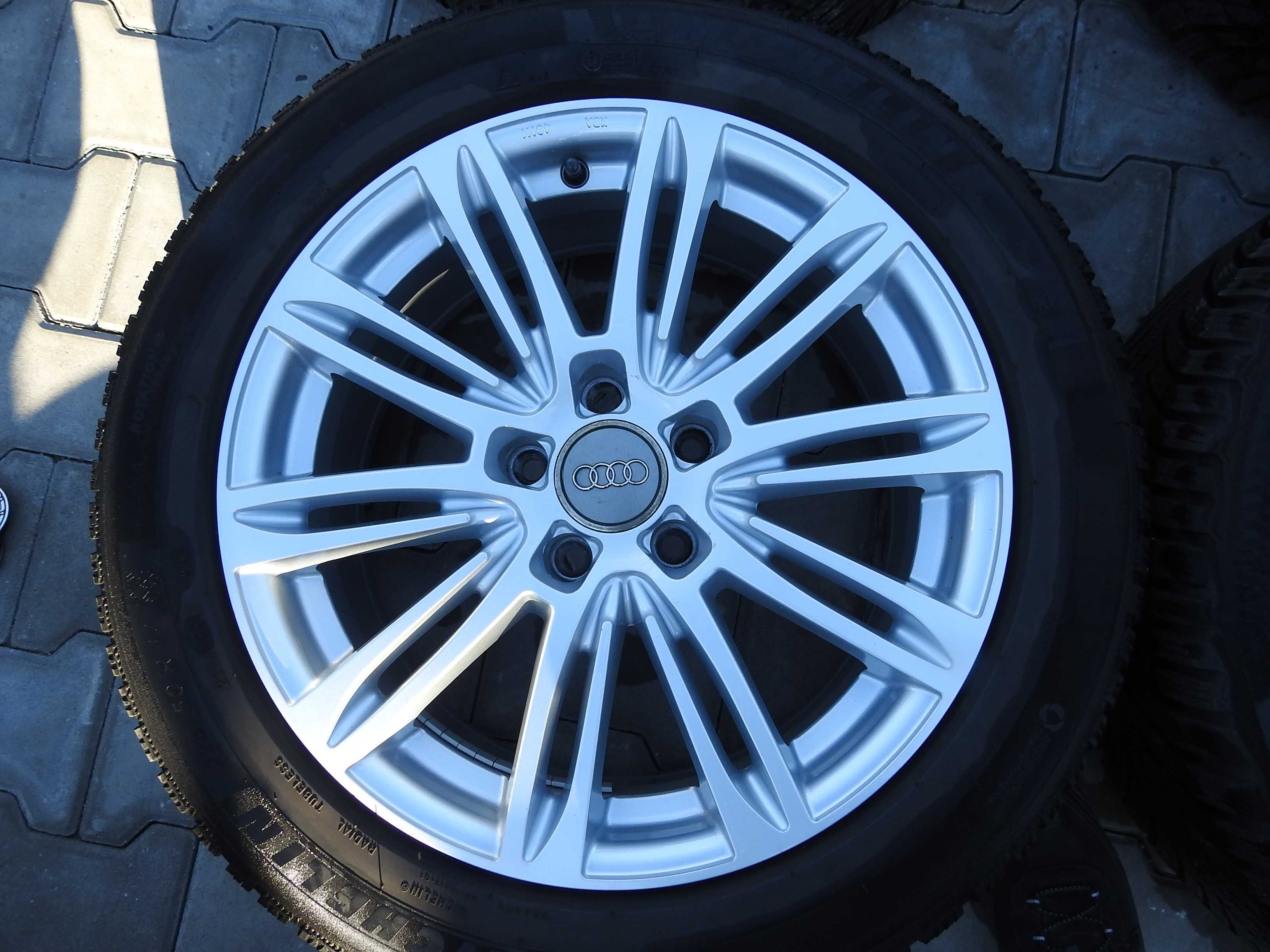 4x Alufelgi 17'' 5x112 7,5J ET35 MAM piasta 66,6 Audi