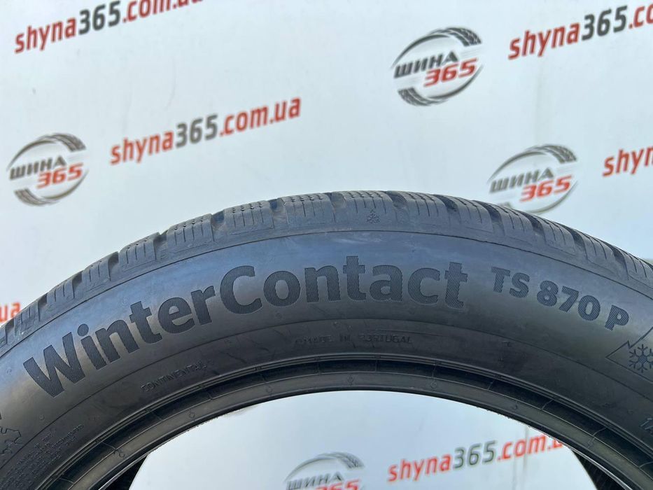 215/55 r17 continental wintercontact ts870p 6mm шини бу зима