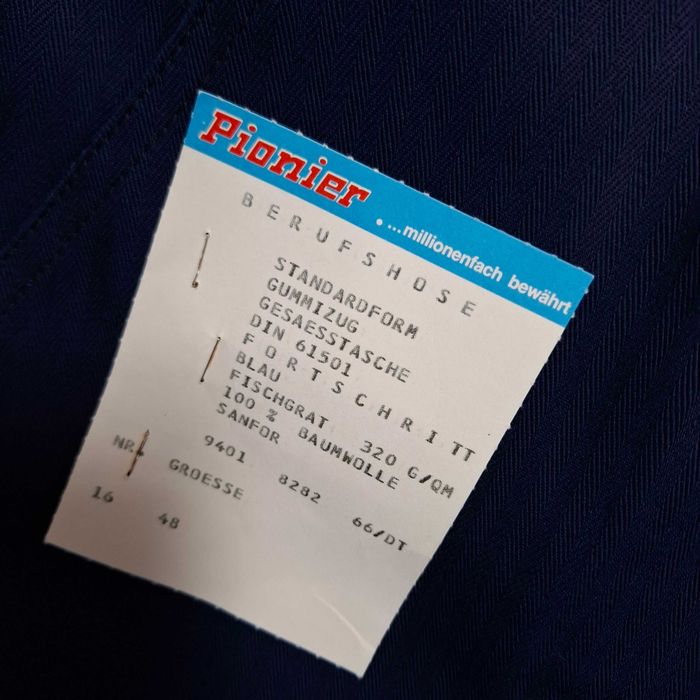 Pionier spodnie robocze monterskie NOWE r. 48 (pas 90cm - 82cm ) L M