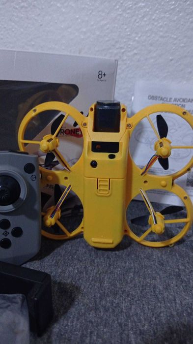 Mini Drone V66 - Amarelo - Novo!!