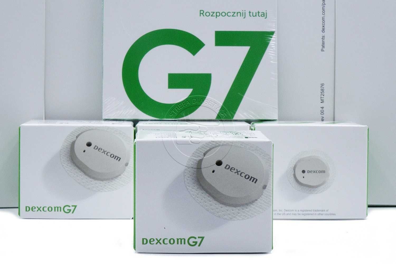 4 x Sensor – DEXCOM G7 z PLASTREM + Aplikator + Gazik + GRATIS
