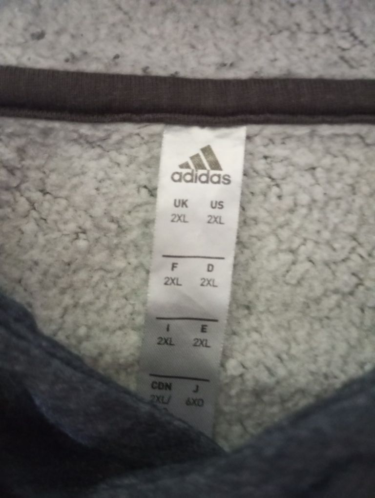 Adidas - bluza męska szara 2XL