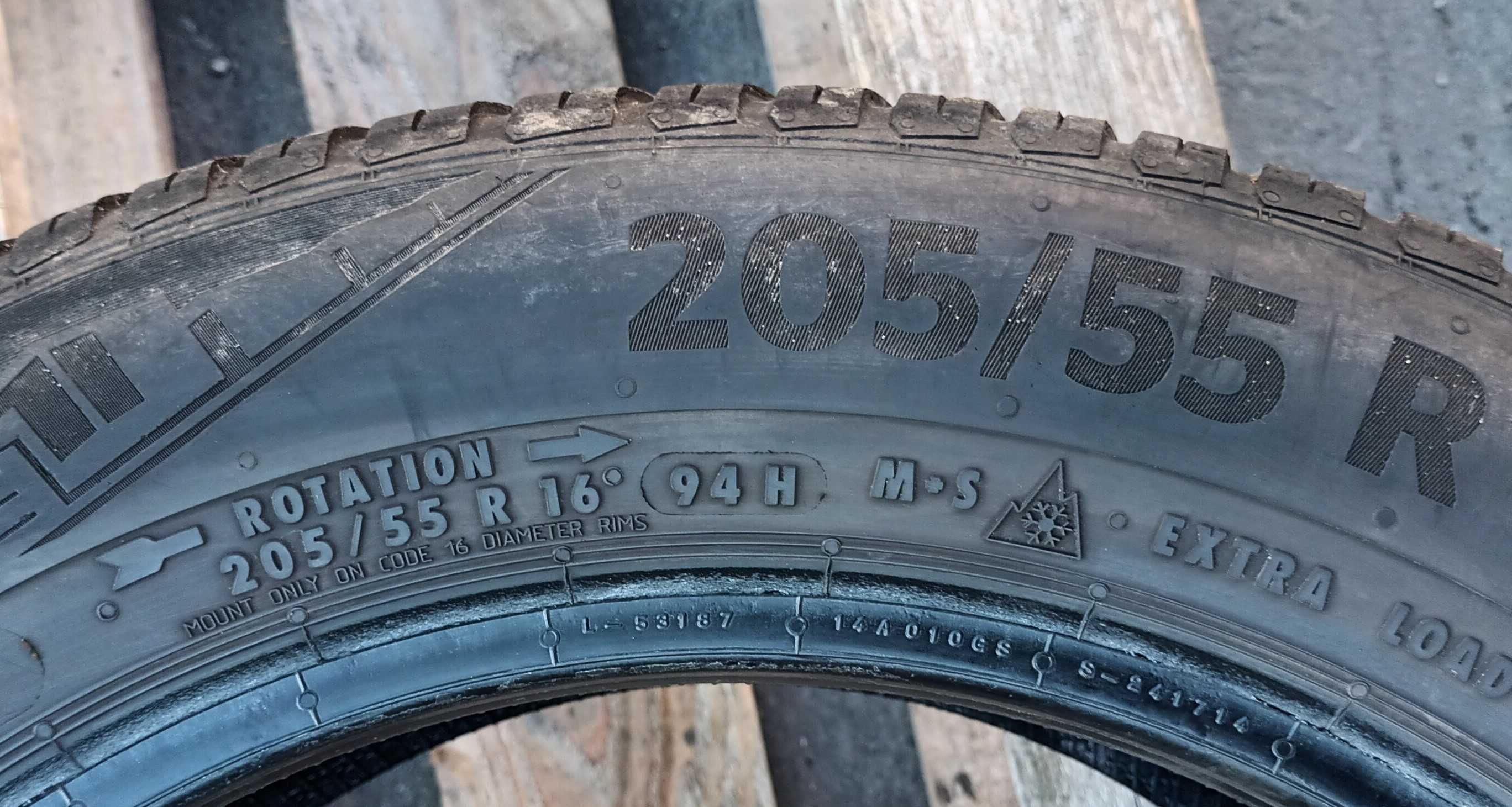 Opona całoroczna 205/55/16 XL - 1 szt. Continental Contact W-wa R16 R