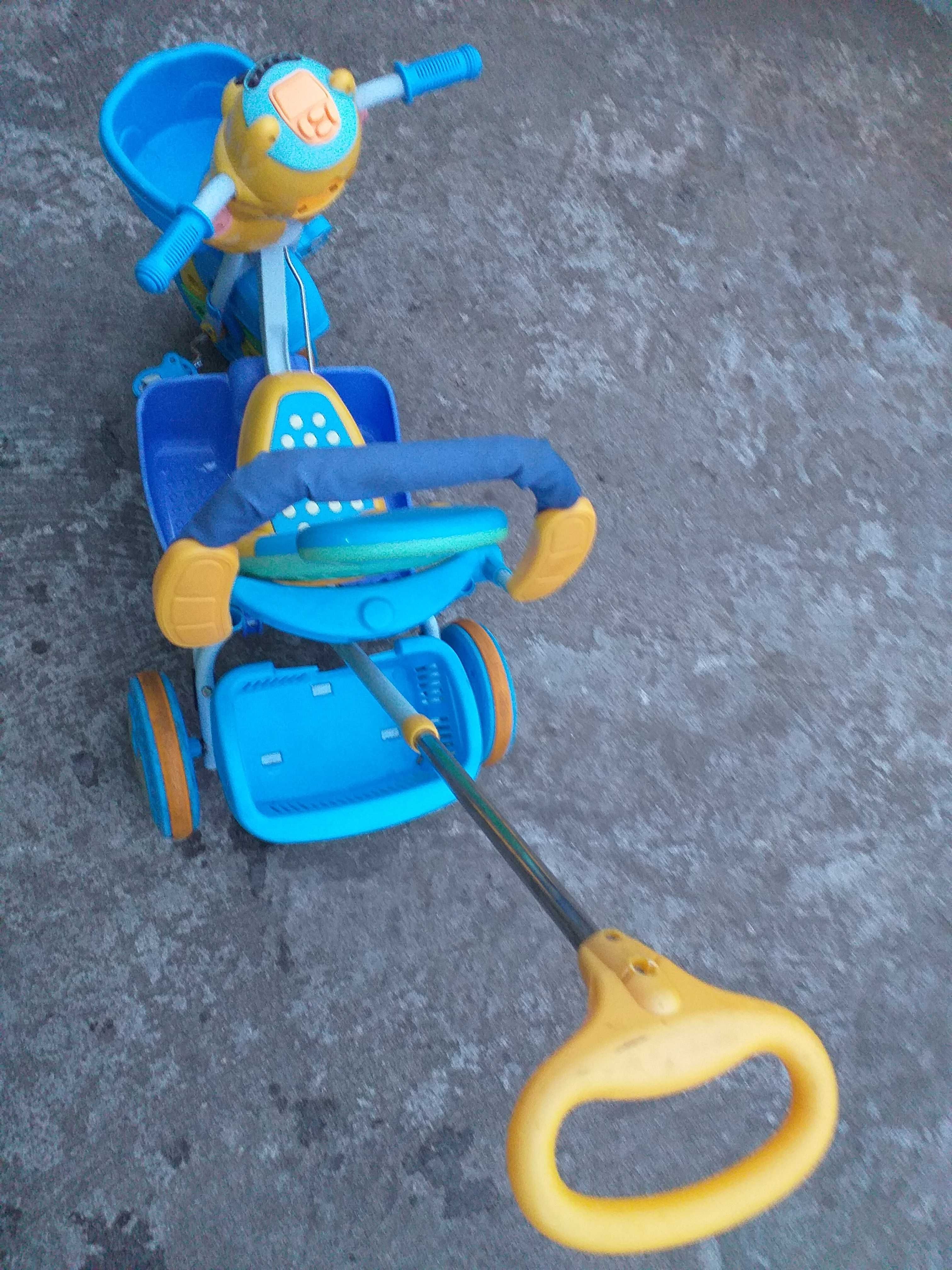 Rowerek 3 kołowy z pchaczem
