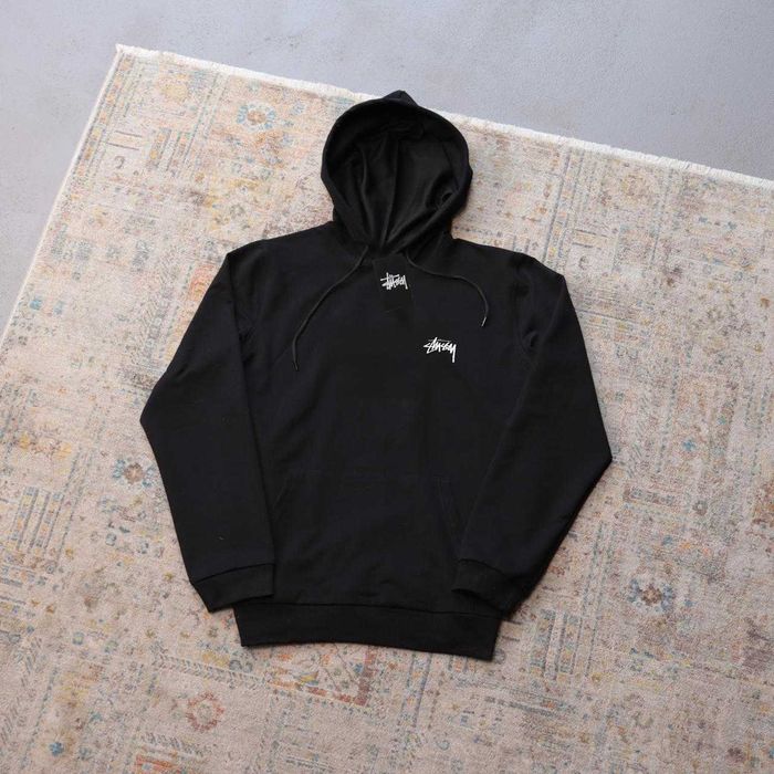 Худі Stussy Logo кофта стусси (худи stussy) Чорна,Біла ТОП якість