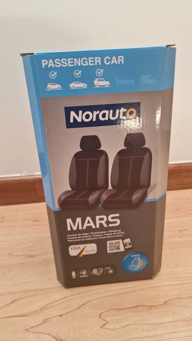 Capas Norauto MARS – Bancos da frente (2 unidades) – Excelente estado
