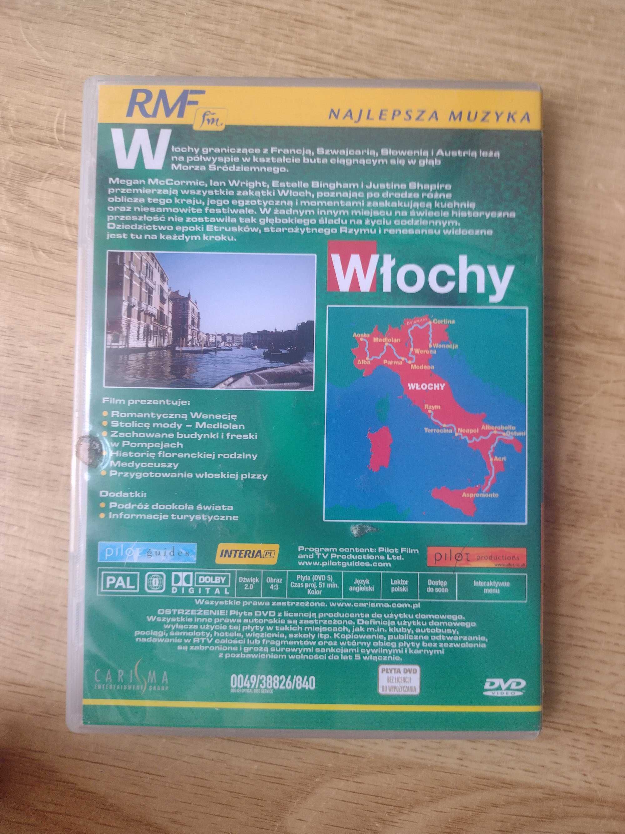 Przewodnik po Włoszech na płycie DVD