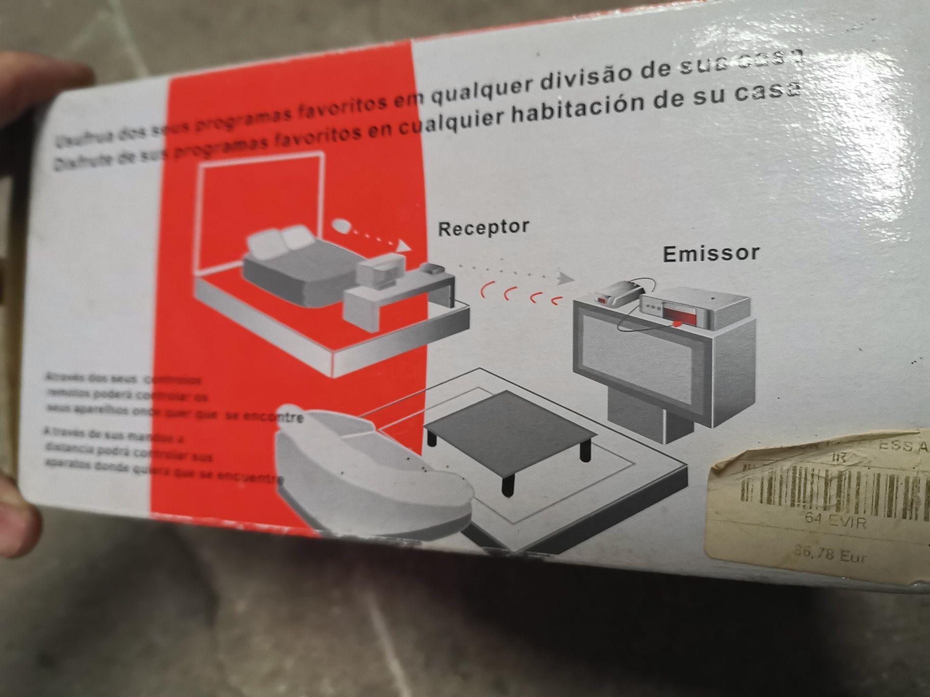 Vendo aparelho emissor / receptor de Tv e áudio sem fios. WiFi TEKA.