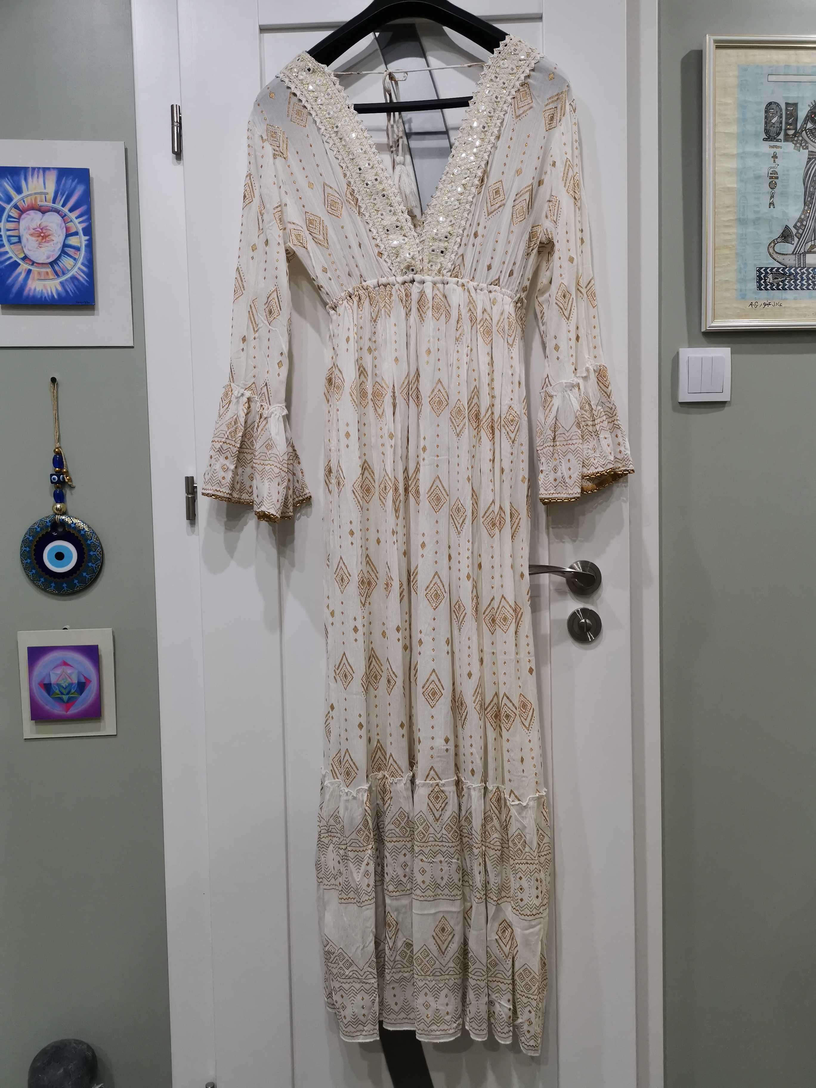 Nowa sukienka na lato styl Boho rozmiar 40 - 44