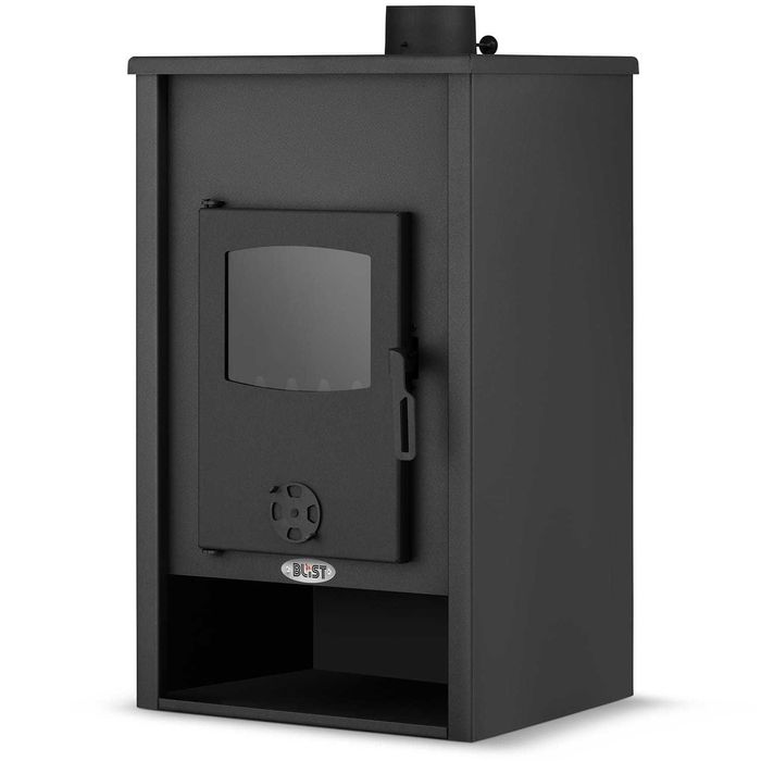 PIEC kominek koza z PŁASZCZEM WODNYM 14kW