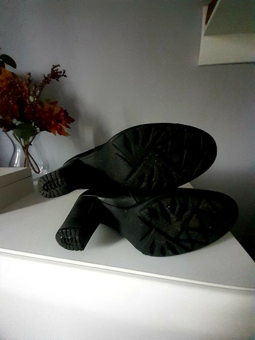 Kozaki ocieplane skórzane 39