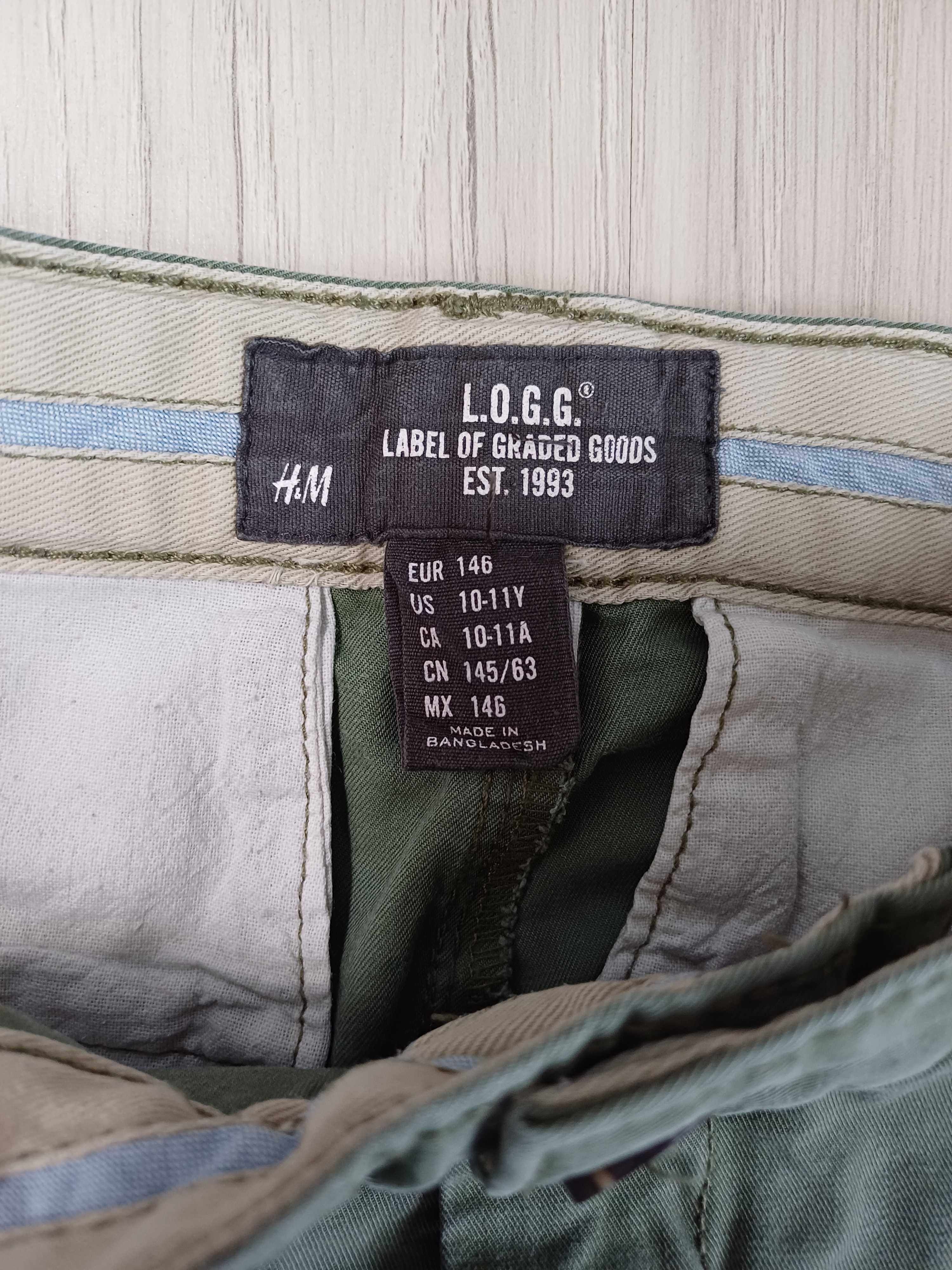 Spodnie chłopięce chinosy H&M 146