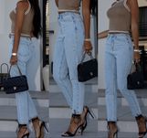 Spodnie mom fit varlesca S