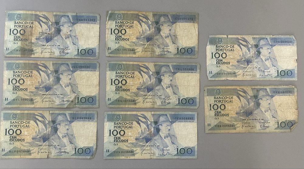 Notas de 100 Escudos