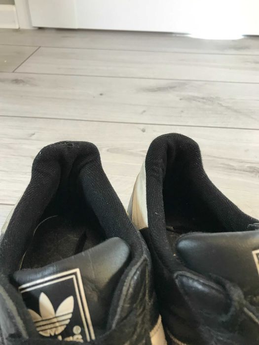 Buty Adidas Superstar czarne skórzane rozm. 46,5