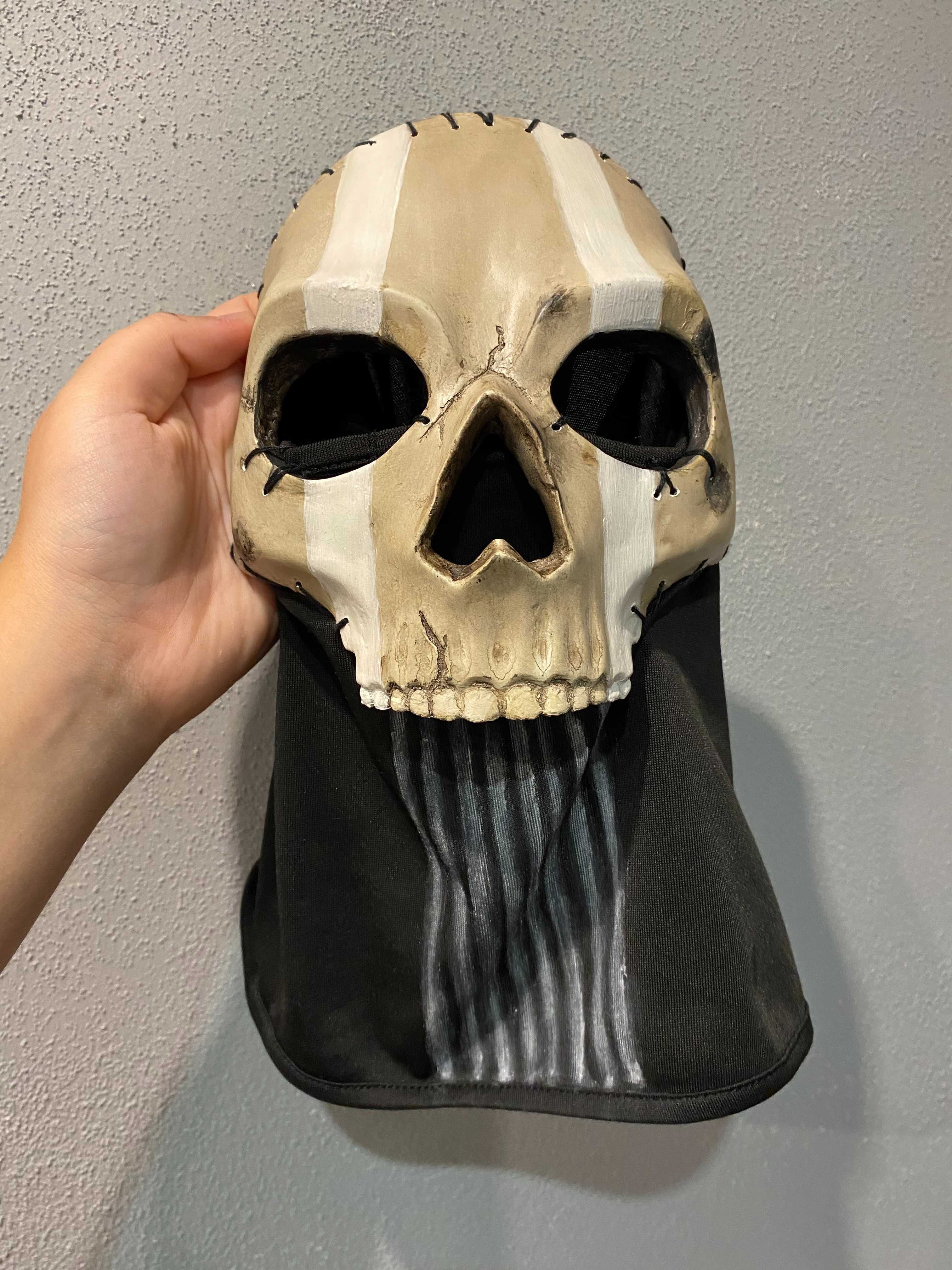 Ghost Call Of Duty maska cosplay COD "asg" HANDmade OPIS